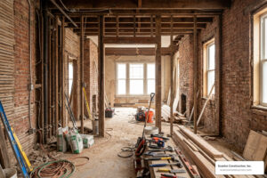 full gut historic home mechanical restoration
