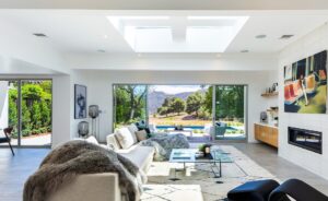 modern open-concept architectural living space